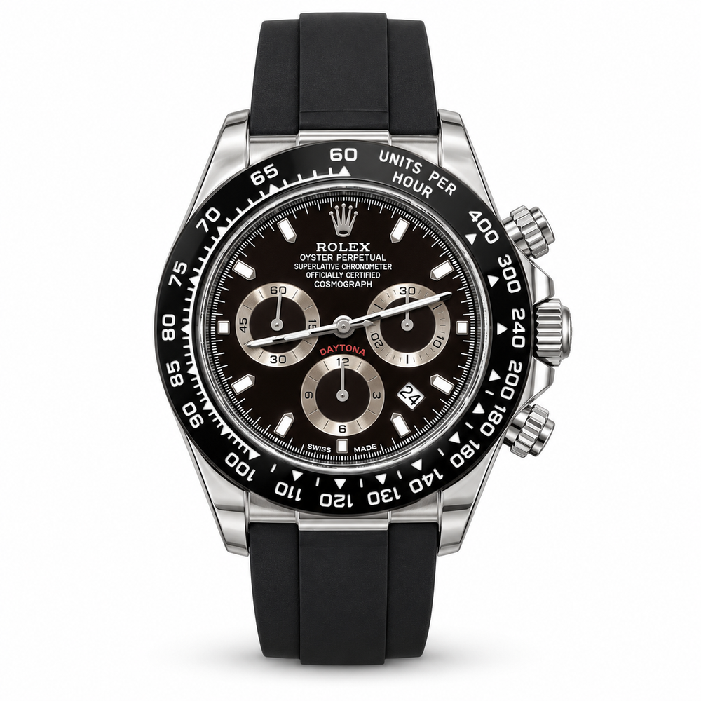 Rolex Cosmograph Daytona – Black Dial Oysterflex- RL 39