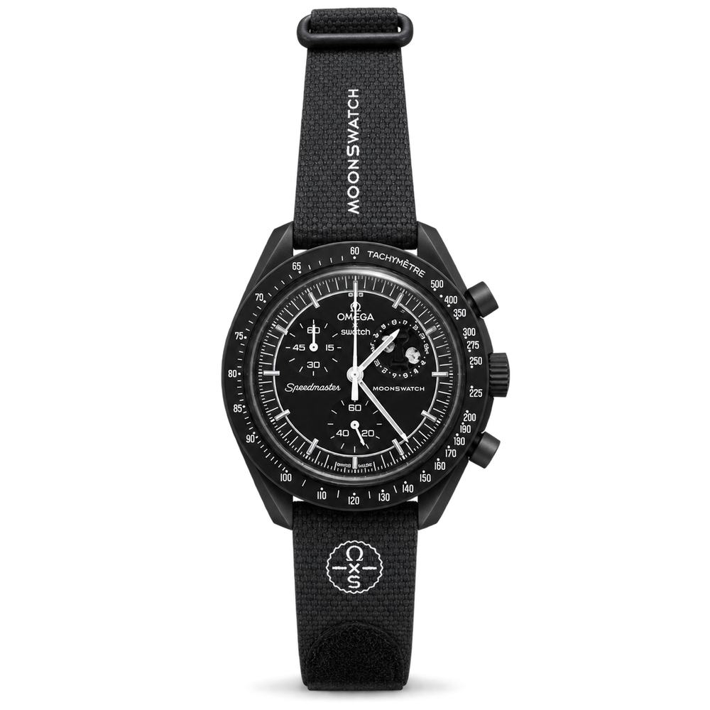 OMEGA x Swatch Speedmaster MoonSwatch – Mission to the Moonphase New Moon – Black- OM 25