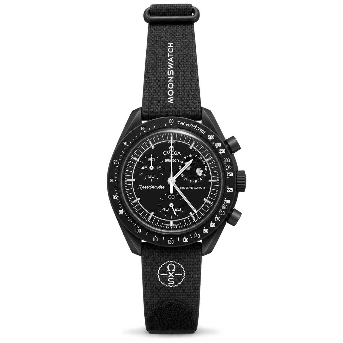 OMEGA x Swatch Speedmaster MoonSwatch – Mission to the Moonphase New Moon – Black- OM 25