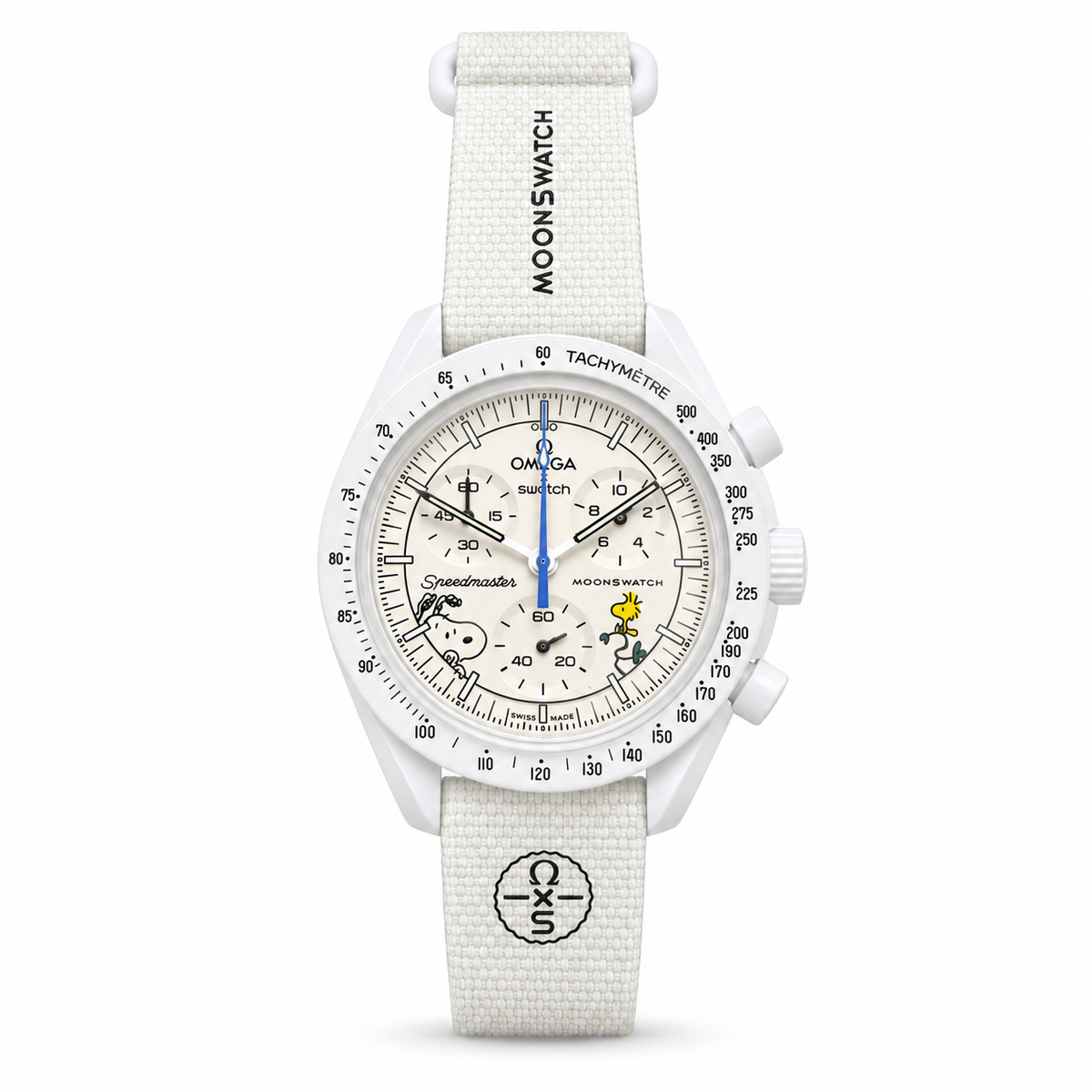 OMEGA x Swatch Speedmaster MoonSwatch – Snoopy Edition – White- OM 24