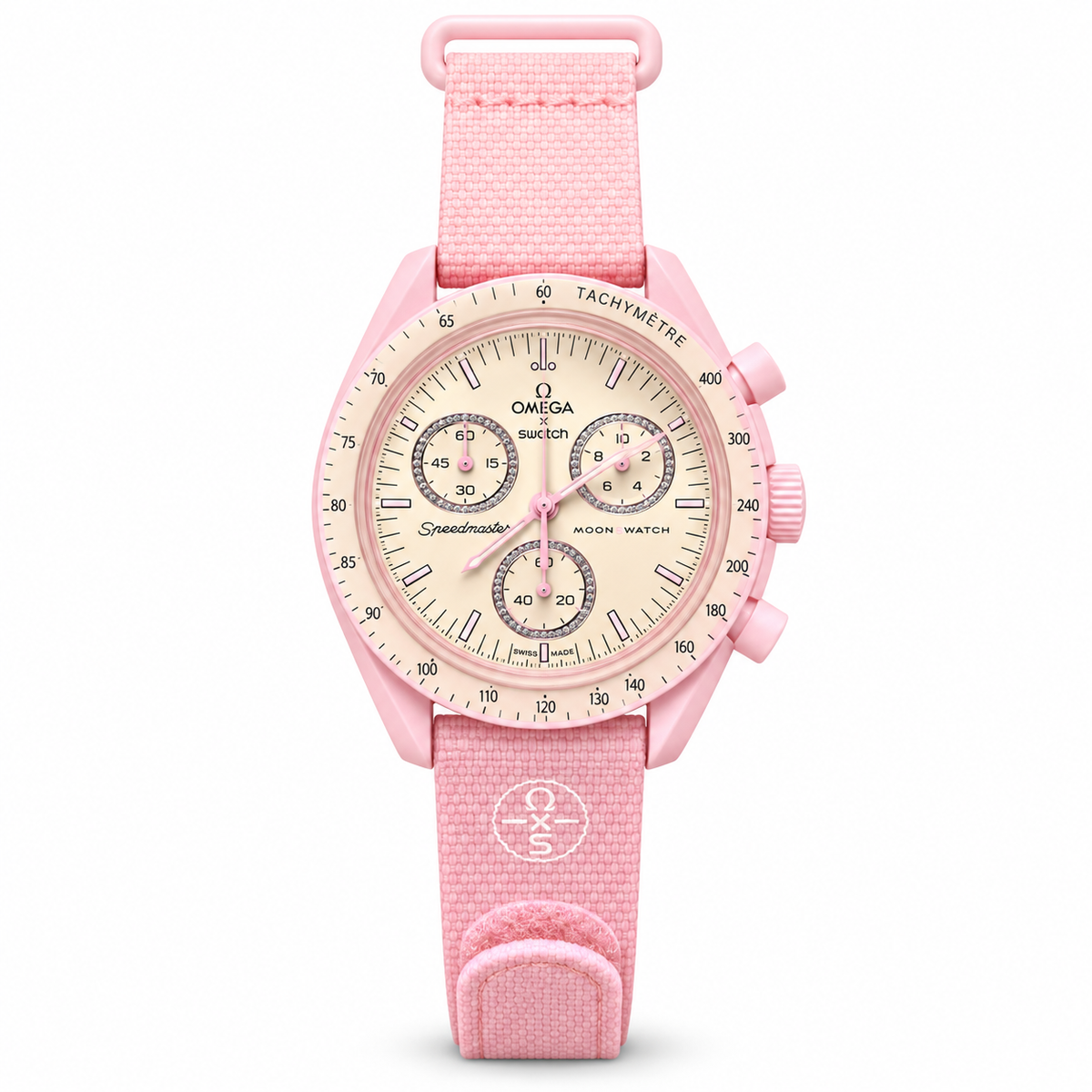 OMEGA x Swatch Speedmaster MoonSwatch – Pink & Cream-OM 17