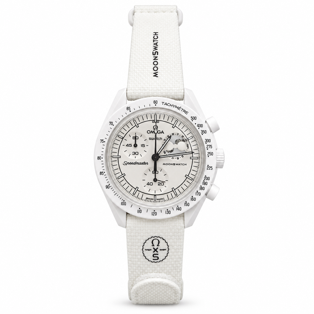 Omega x Swatch MoonSwatch – Mission to the Moonphase “Snoopy” White -OM 05
